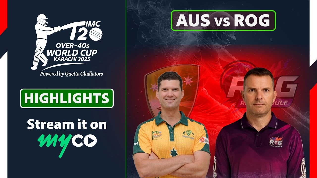 Full Match Highlights | Australia VS Rest of Gulf | IMC Over-40s T20 World Cup 2025