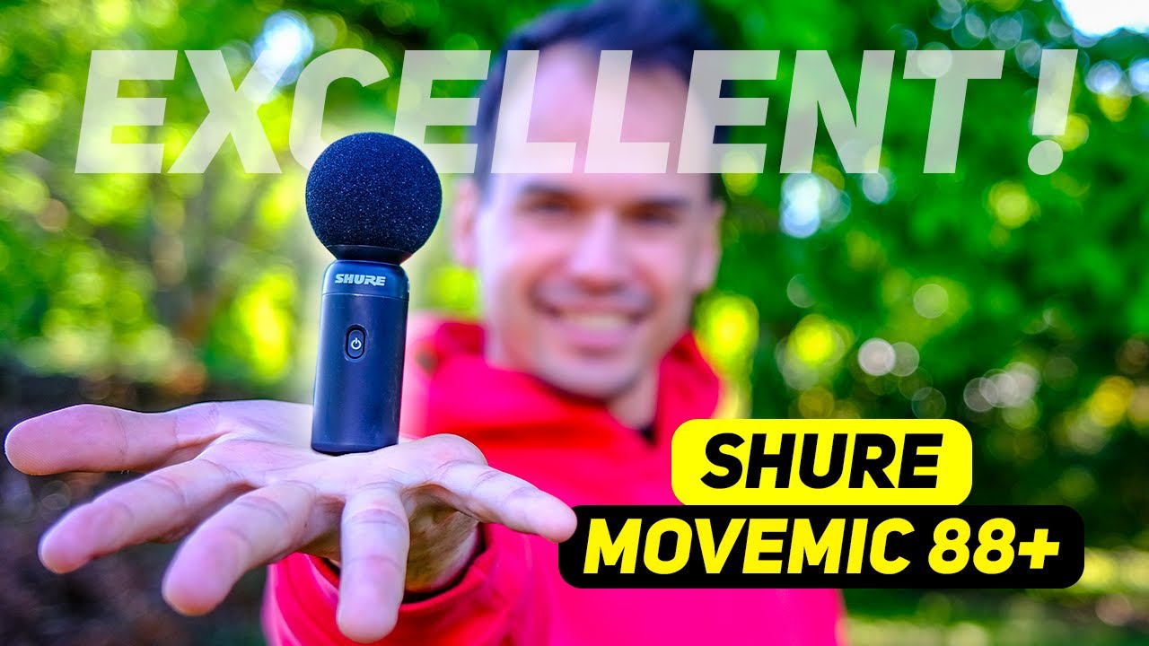Enfin un MICRO SANS FIL qui a un SON de MICRO STUDIO ! Shure Movemic88+