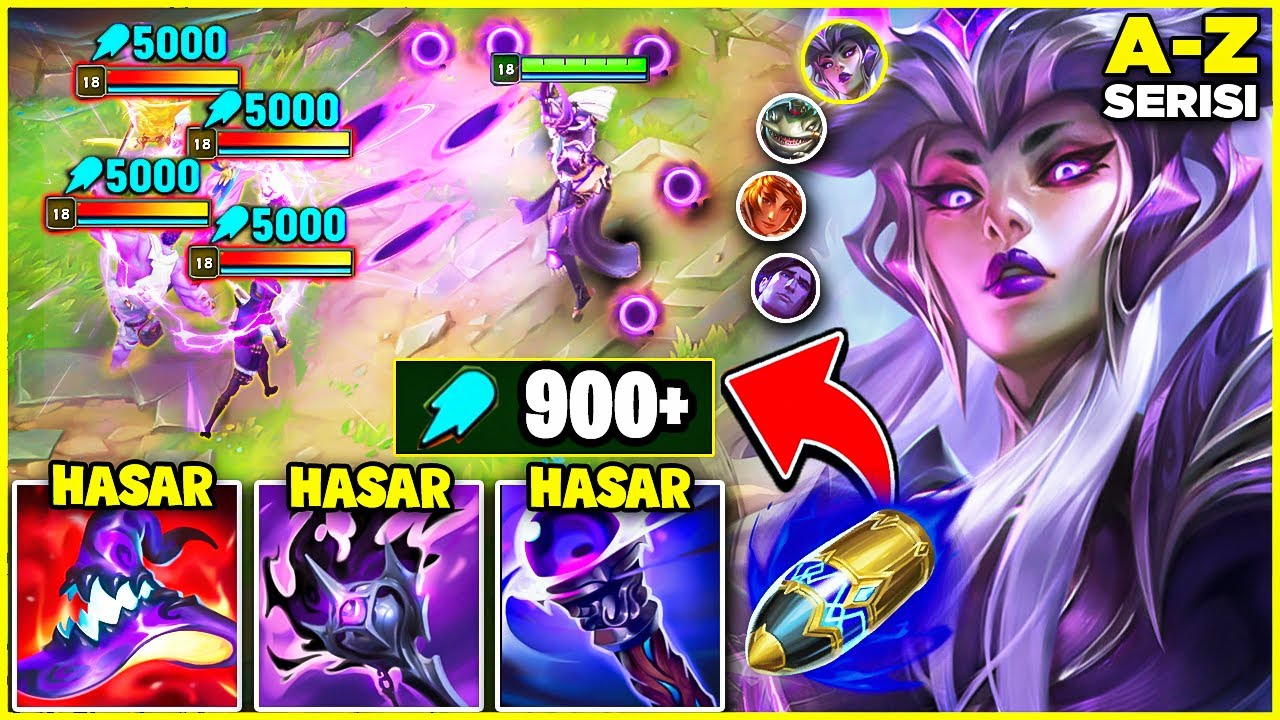 İMKANSIZ MAÇI 900+ AP SYNDRA TOP İLE TAŞIMAK? (LATE GAME CANAVARI!!) | A-Z TOP LANE #34