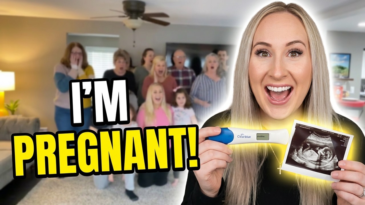 TELLING OUR FAMILY I'M PREGNANT!!