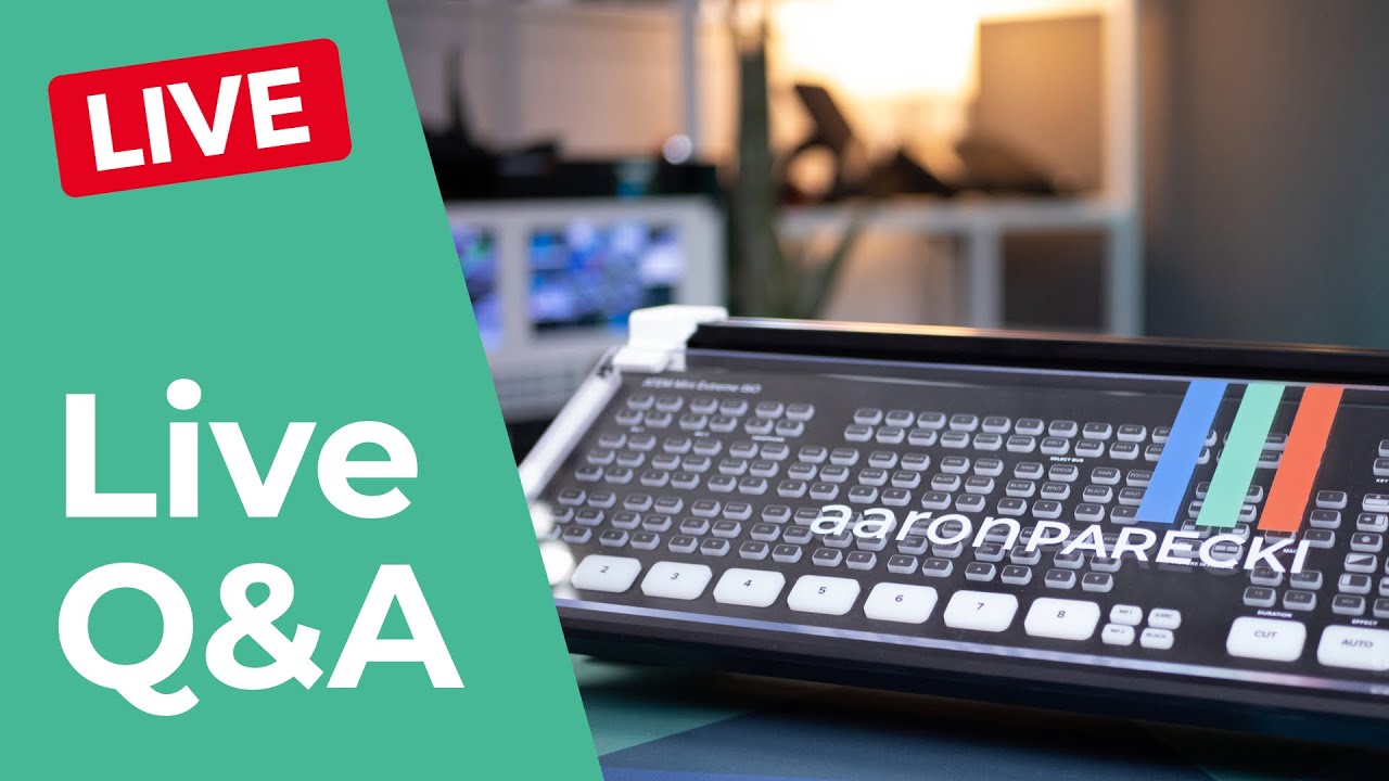 🔴 Live Q&A! Answering your questions about livestreaming, the ATEM Mini and the YoloBox!
