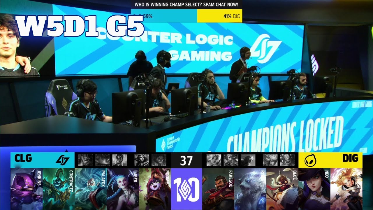 CLG vs DIG | Week 5 Day 1 S12 LCS Spring 2022 | CLG vs Dignitas W5D1 Full Game