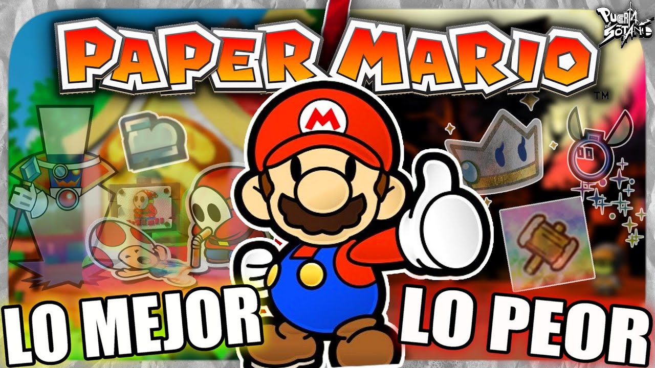 LO MEJOR y LO PEOR de cada juego de PAPER MARIO! La mejor SUBSAGA de MARIO