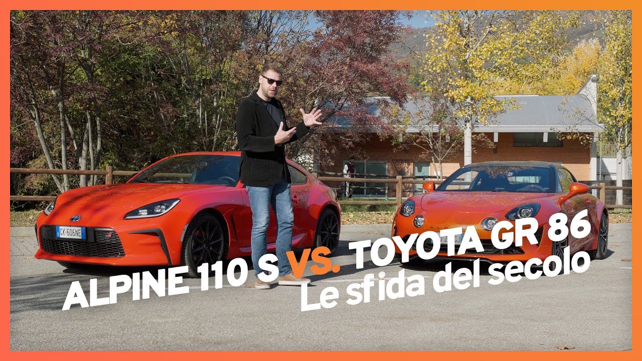 Alpine A110 S vs. Toyota GR86: LODE alla TRAZIONE POSTERIORE!