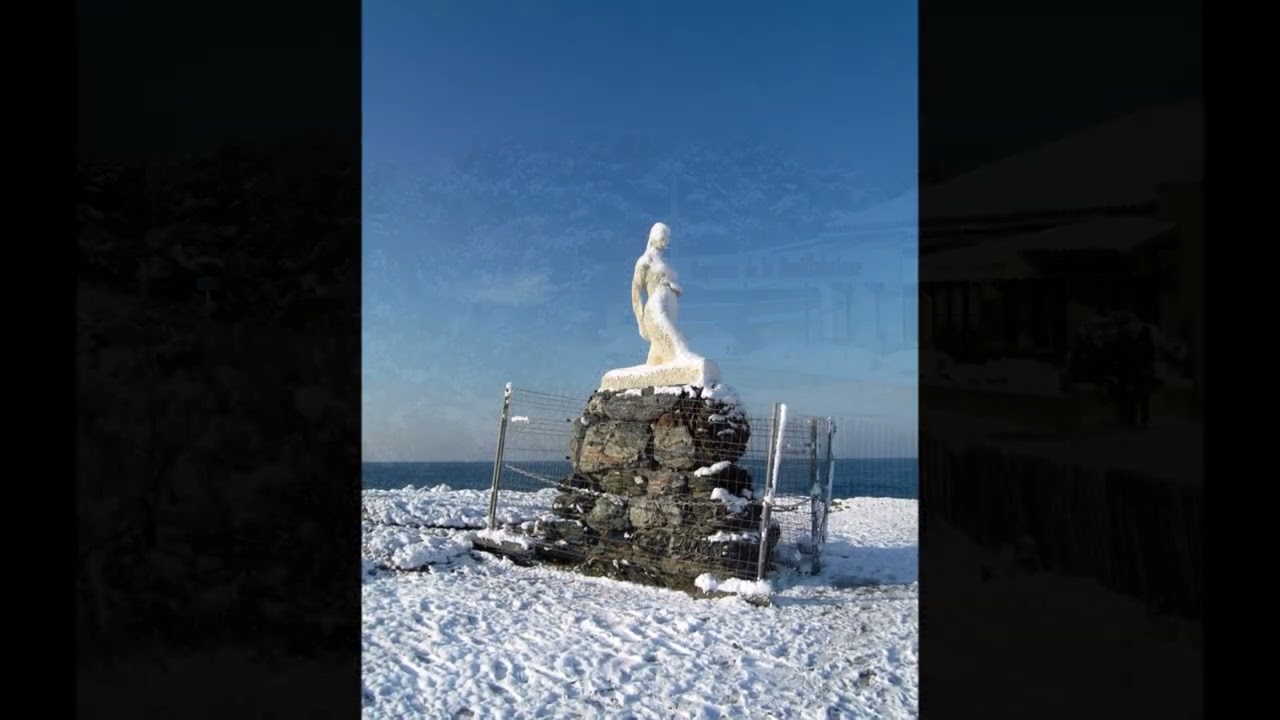 Neige au BRUSC à Six Fours Les Plages