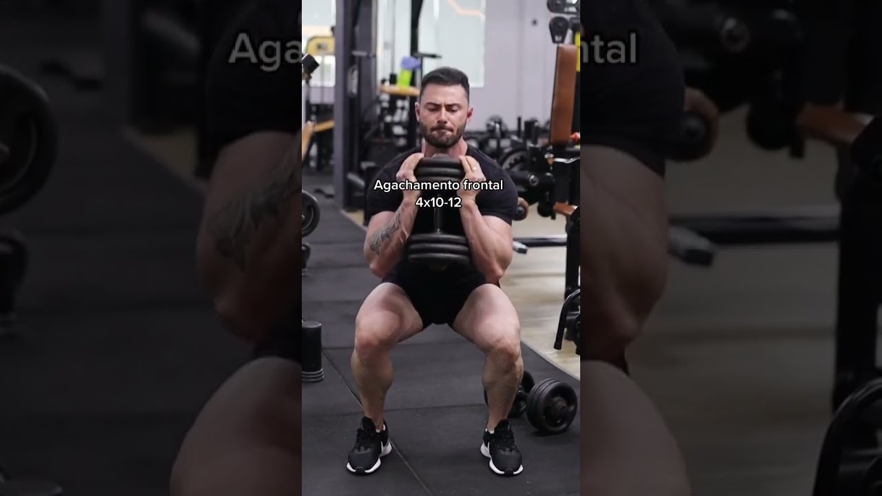 Treino de pernas completo apenas com Halteres #shorts #workout #fitnessmotivation #fitness #legs