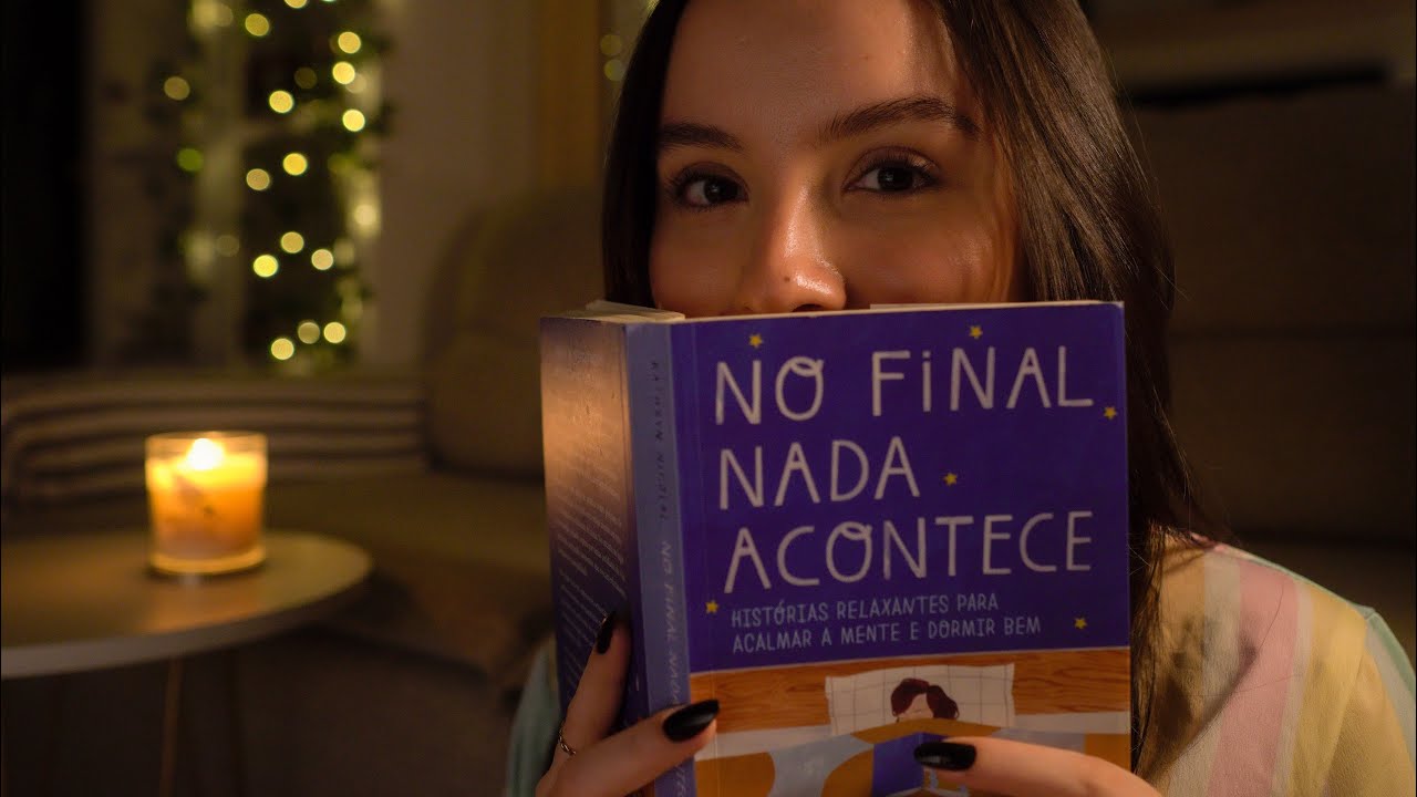 ASMR 📖 leitura para quem precisa relaxar (voz suave e ambiente escuro)