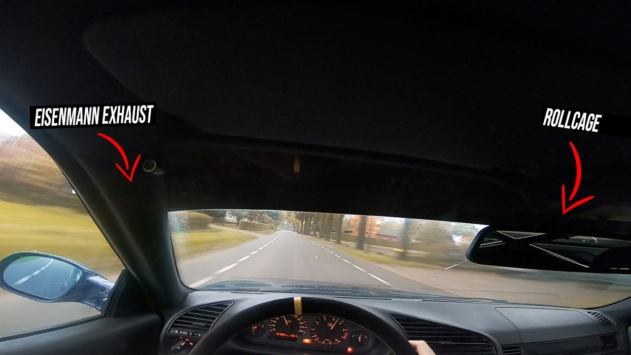 BMW E36 323i Track car POV DRIVE (Eisenmann Exhaust, Simota Air intake) RAW SOUND