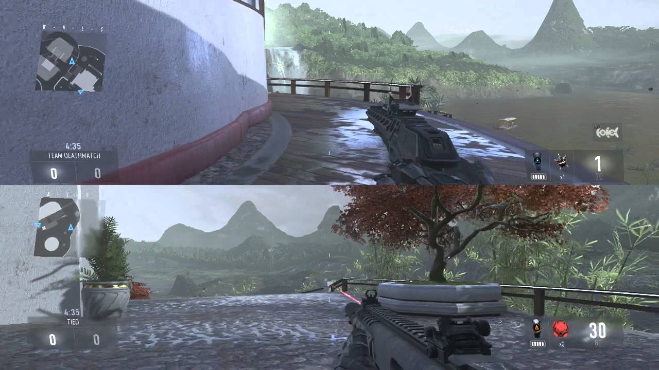 Call of Duty Advanced Warfare Split Screen Gameplay