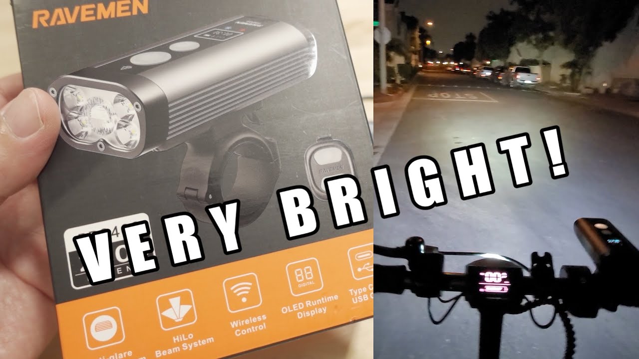 RAVEMEN PR2400 Super Bright Bike Light