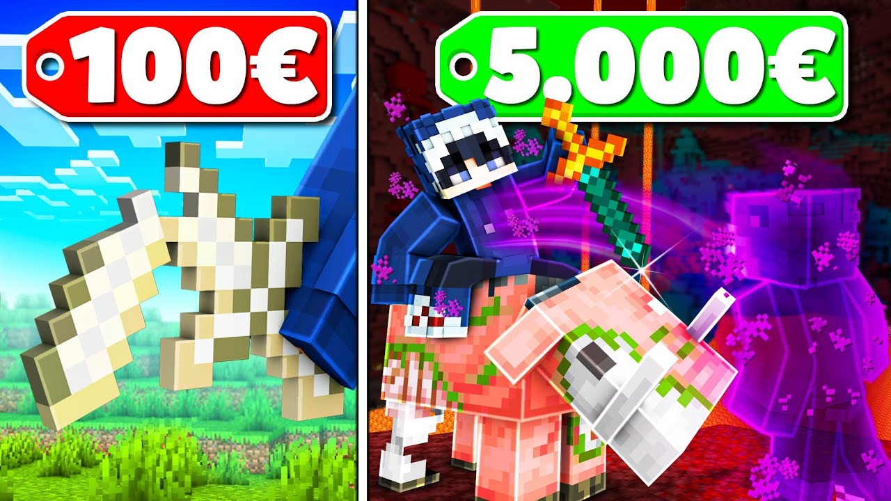 1€ vs. 100.000€ SCHWERT in MINECRAFT...