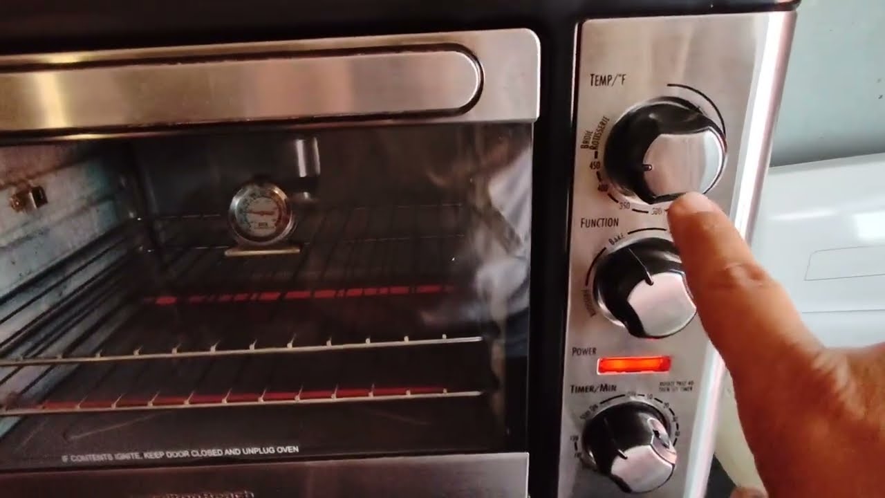  Tenperatura REAL de mi horno eléctrico de la marca Hamilton Beach Modelo 31108 
