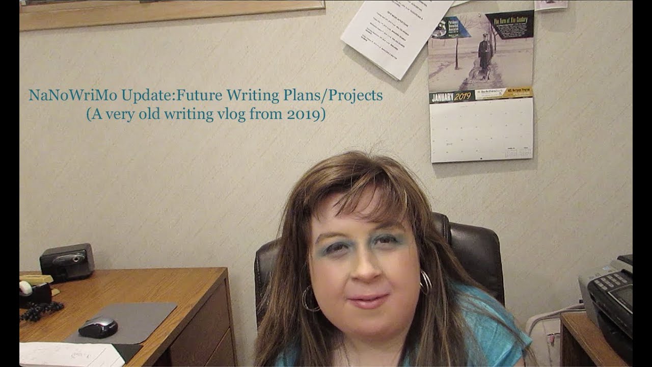 NaNoWriMo Update, Future Writing Plans/Projects (A very old writing vlog from 2019)