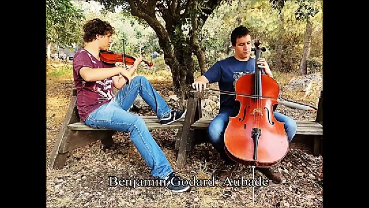RESONANCE violin & cello duo play  'Aubade' by Benjamin Godard (HD)