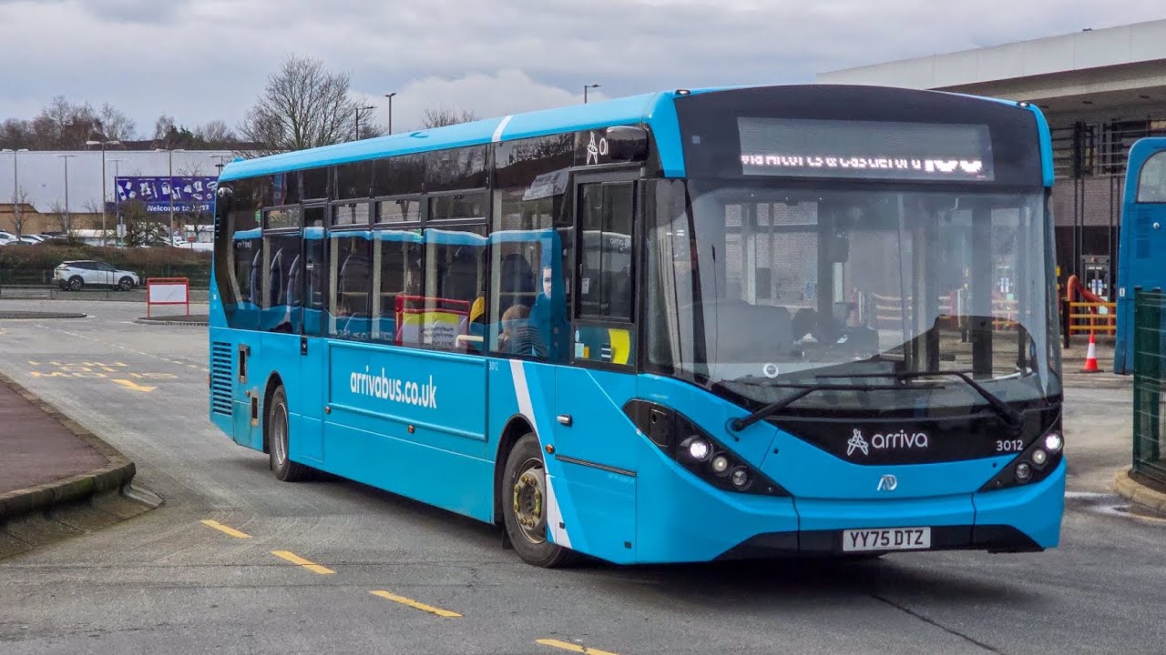 Arriva Yorkshire 3012 YY75DTZ Running 186 To Wakefield