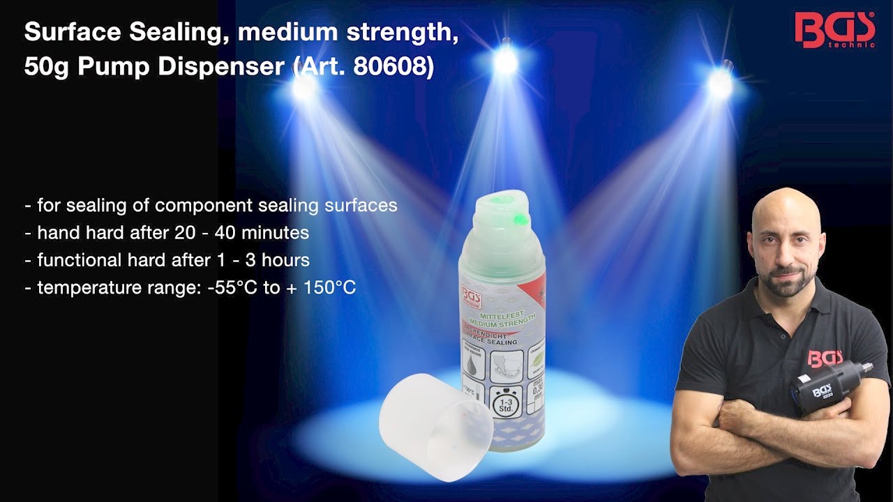 Tutorial: Surface Sealing, medium strength, 50g Pump Dispenser (Art. 80608)