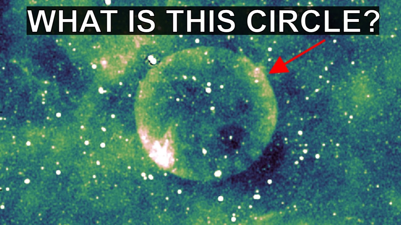 Perfect Circle in the Middle of Nowhere In the Night Sky