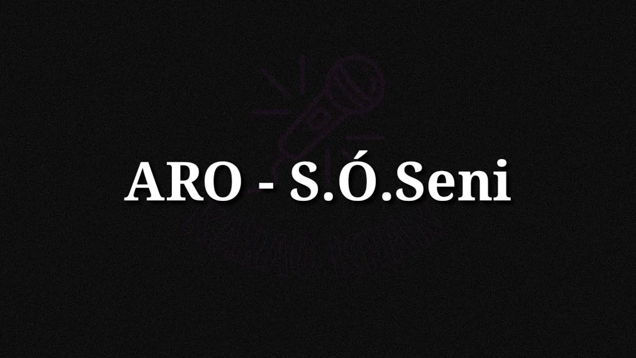ARO - S.&Oacute;.Seni (текст, караоке, сөзі, lyrics)
