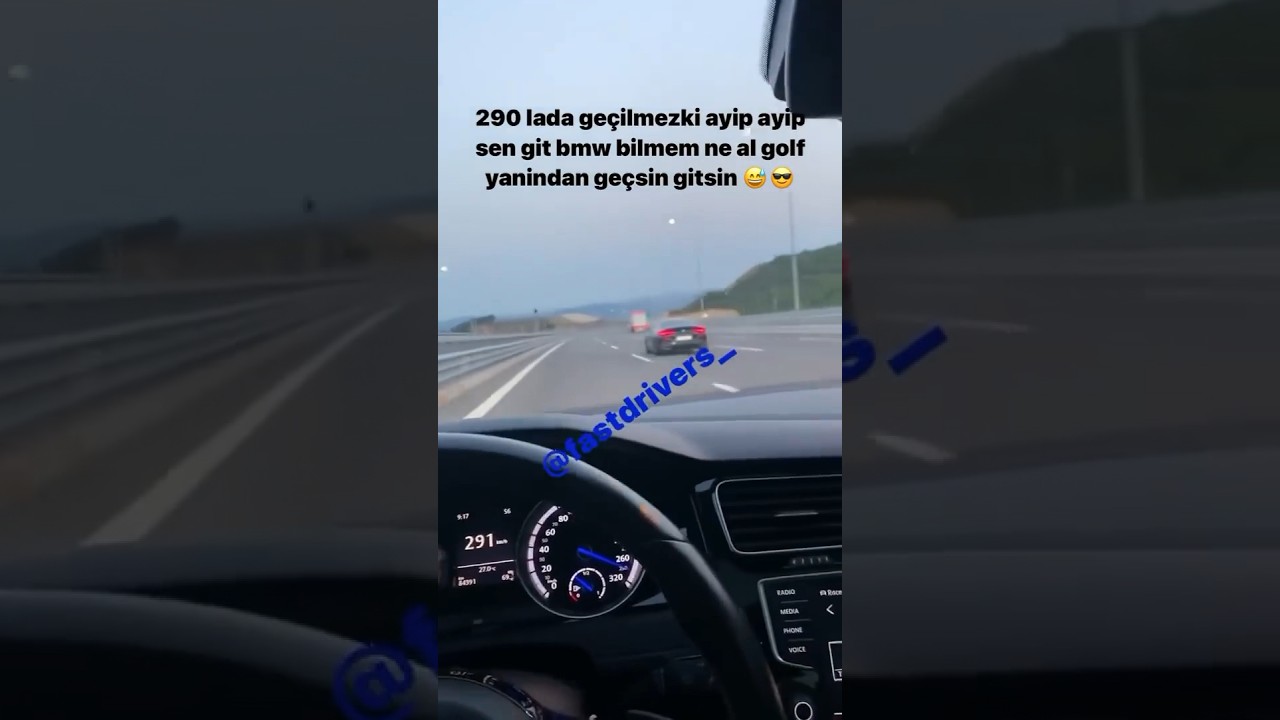 Golf R vs BMW 8 serisi top speed fastdriver efsane kapışma