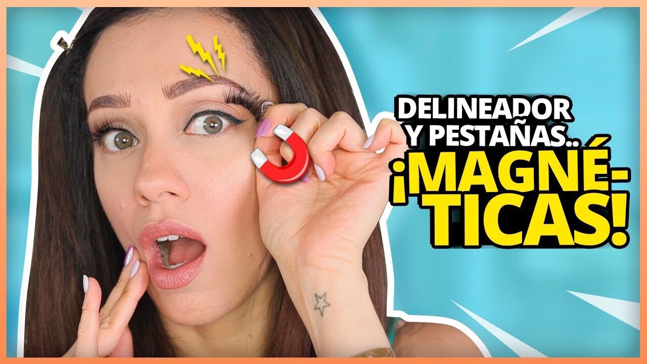 PESTAÑAS Y DELINEADOR MAGNETICO QUE SI SIRVE! QUE LOCURA! TIENEN QUE VER ESTO!