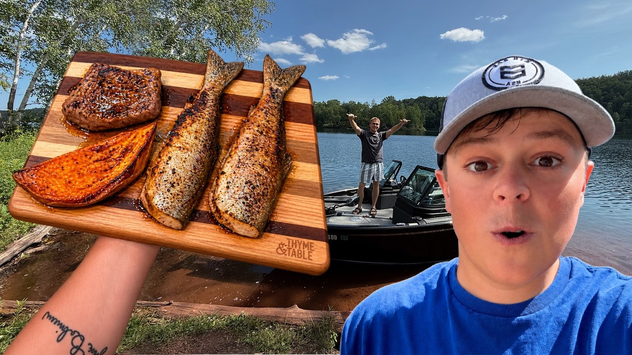 I Went Trout Fishing and Made Surf & Turf