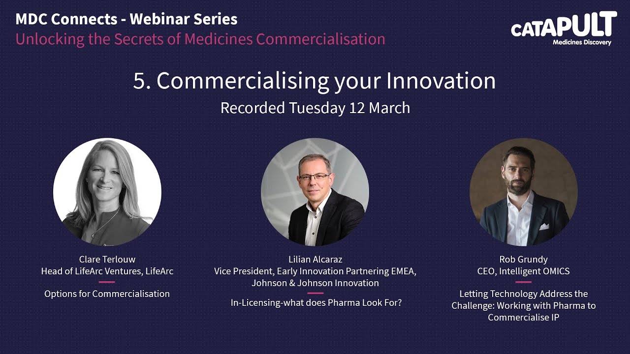 MDC Connects 2024 Webinar 5/5: Commercialising your Innovation