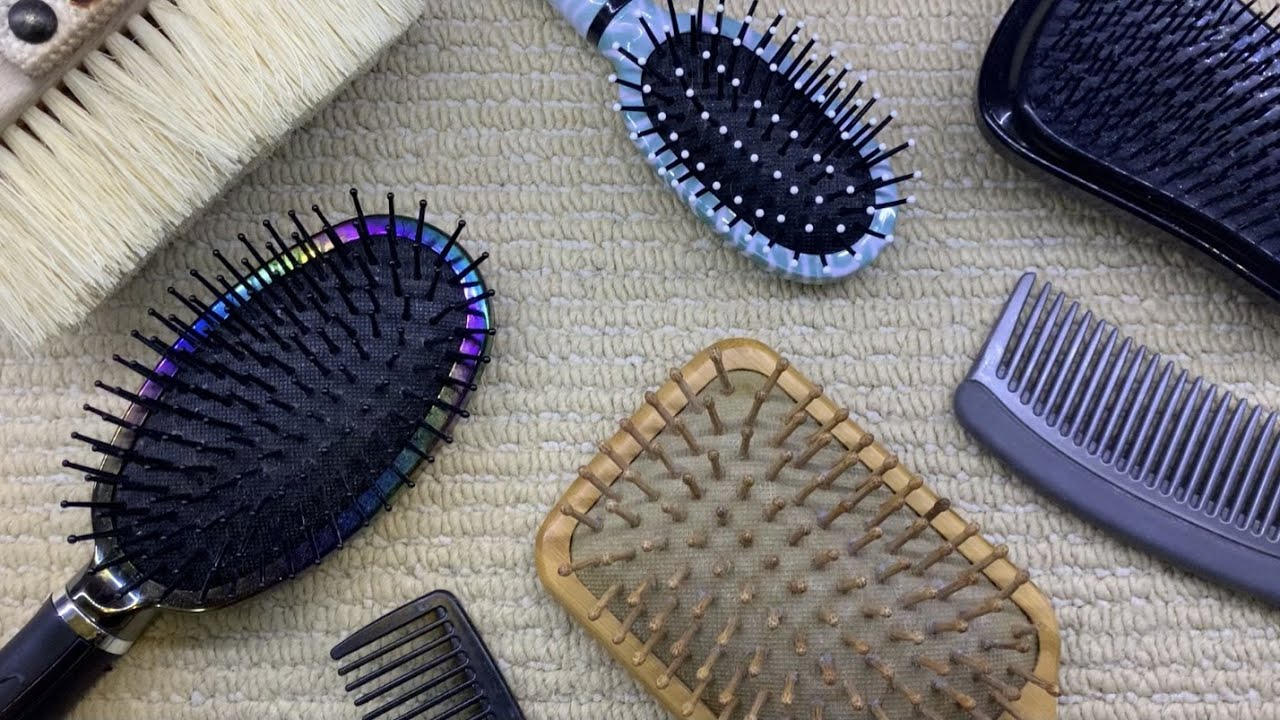 Hairbrush sounds ASMR, NO TALKING 30 min!