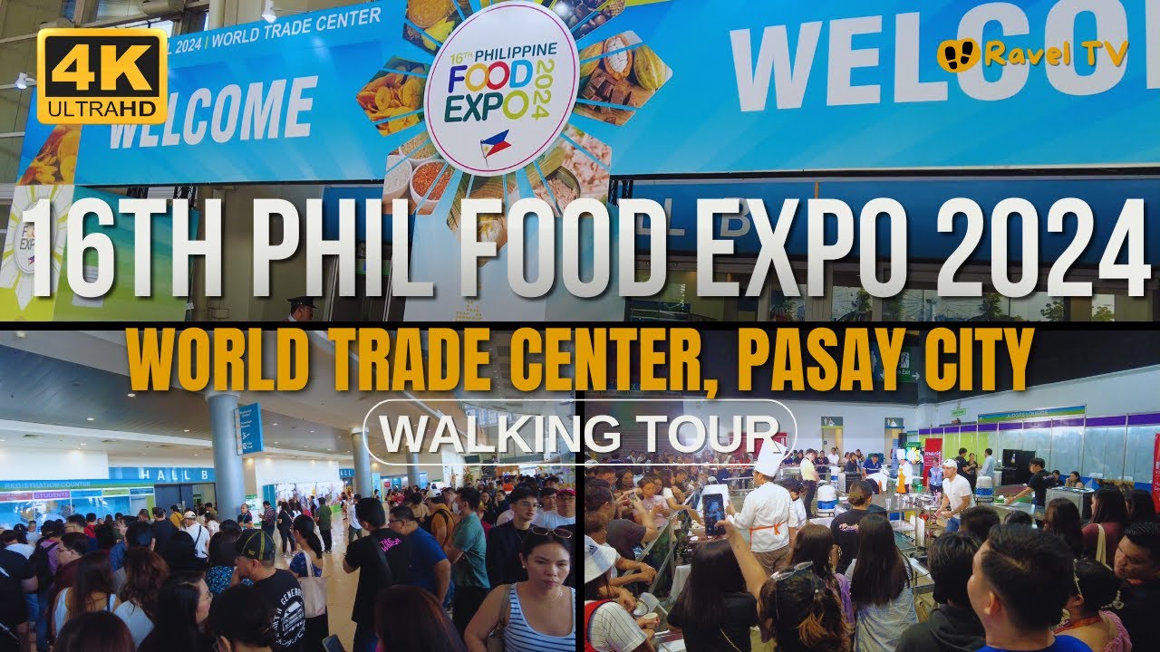 16th Philippine Food Expo 2024 | World Trade Center | Pasay City | Walking Tour | 4K