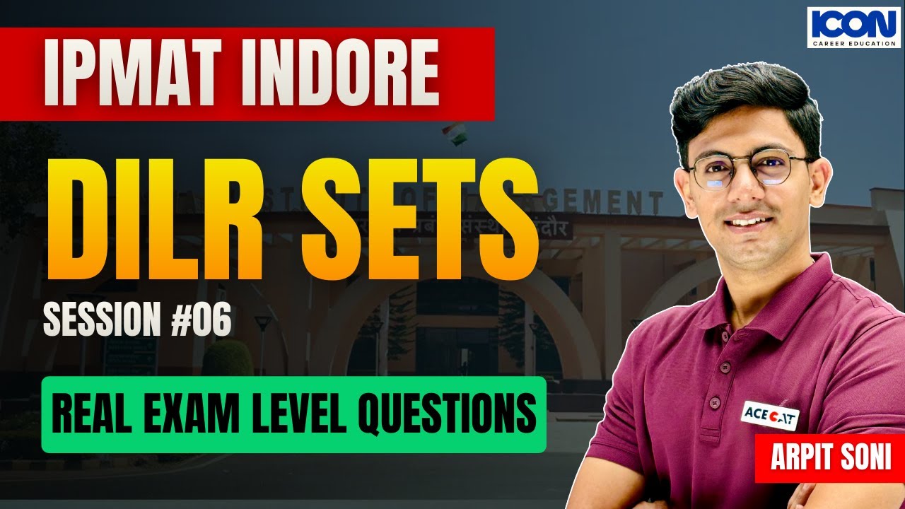 IPMAT Indore 2026 Preparation | Smart DI-LR Practice Sets | A Must-Do Set #06 for High Scorers
