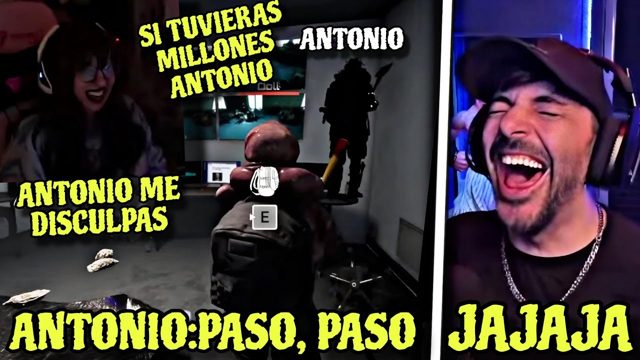 MORPHAINS SE OLVIDA QUE ESTA EN DIRECTO Y LA TERMINA LIANDO CON ANTONIO 😆😂