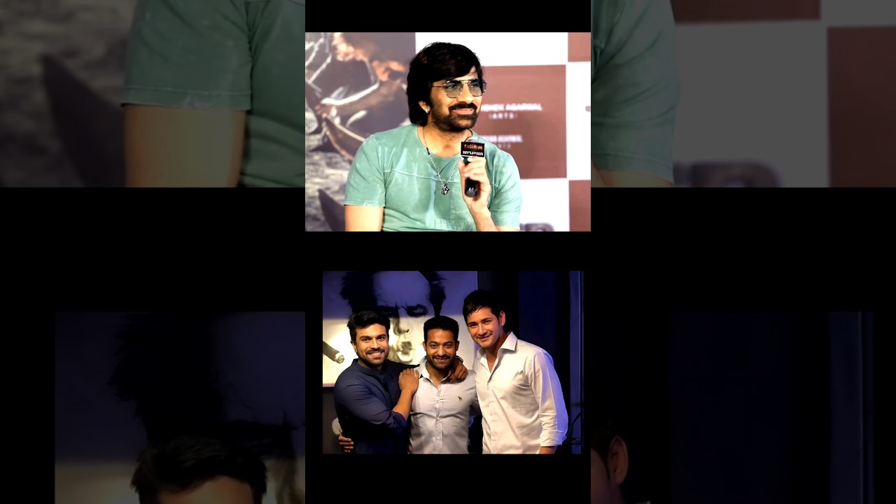 Great Actor Raviteja New movie trailer teaser glimpse live Today ram charan jr ntr rrr fan song