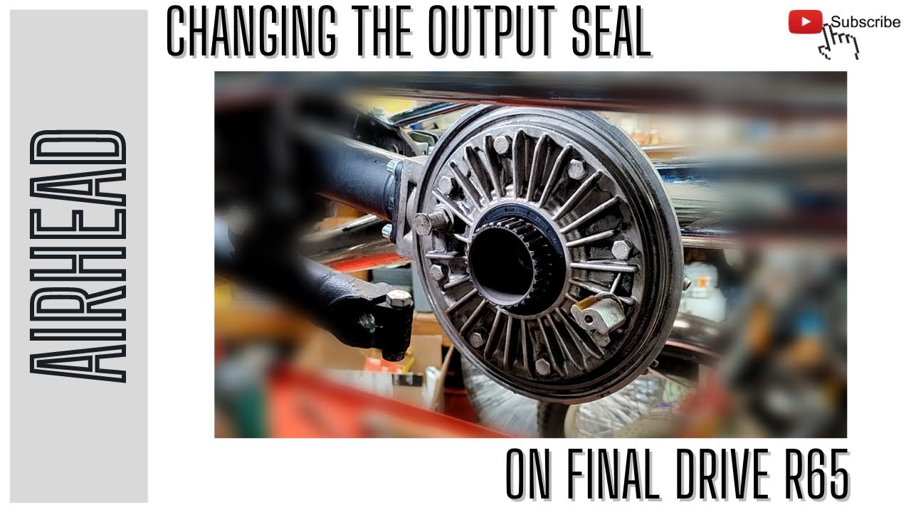 R65 final drive seal replacement