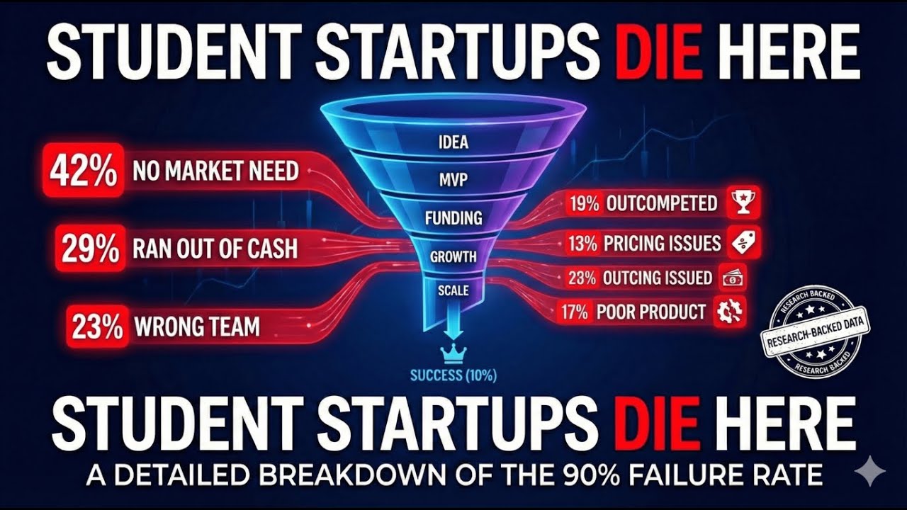 Why 90% of Student Startups Fail: The Calculus of Attrition Explained
