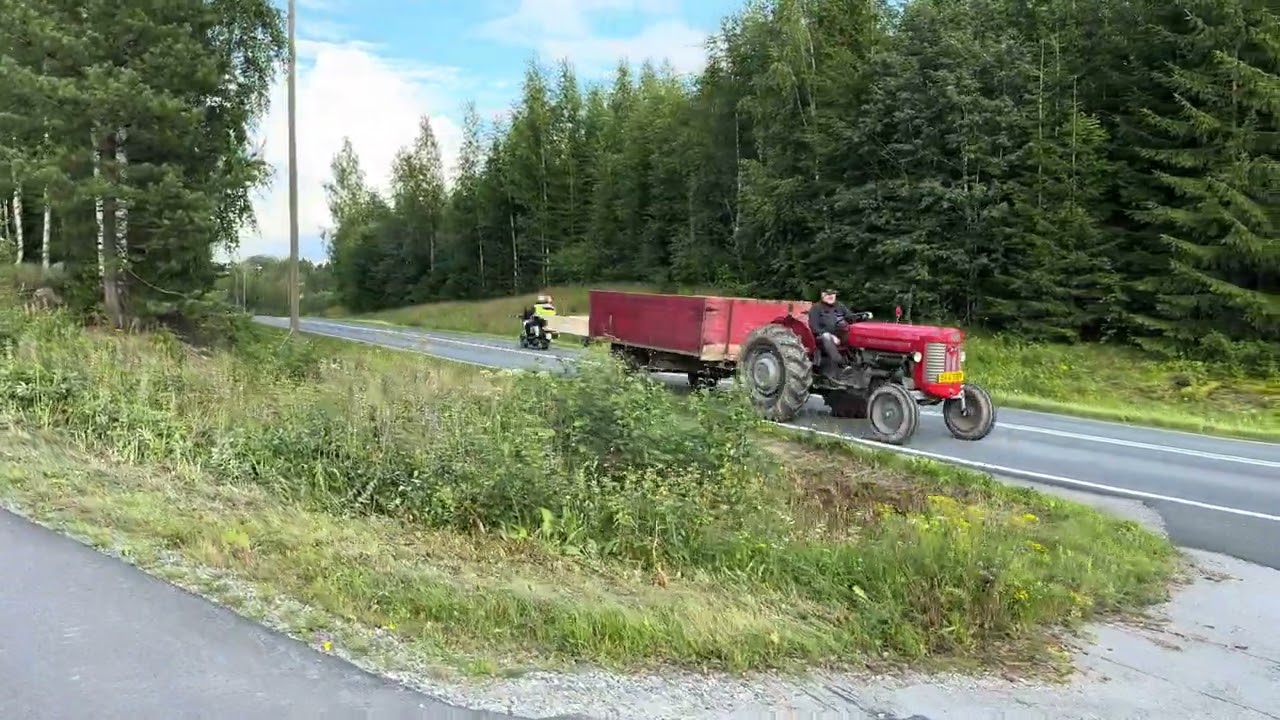 2023/07/26 misc videos incl. wood harvesting, racing cars etc, Sonkajärvi, Finland