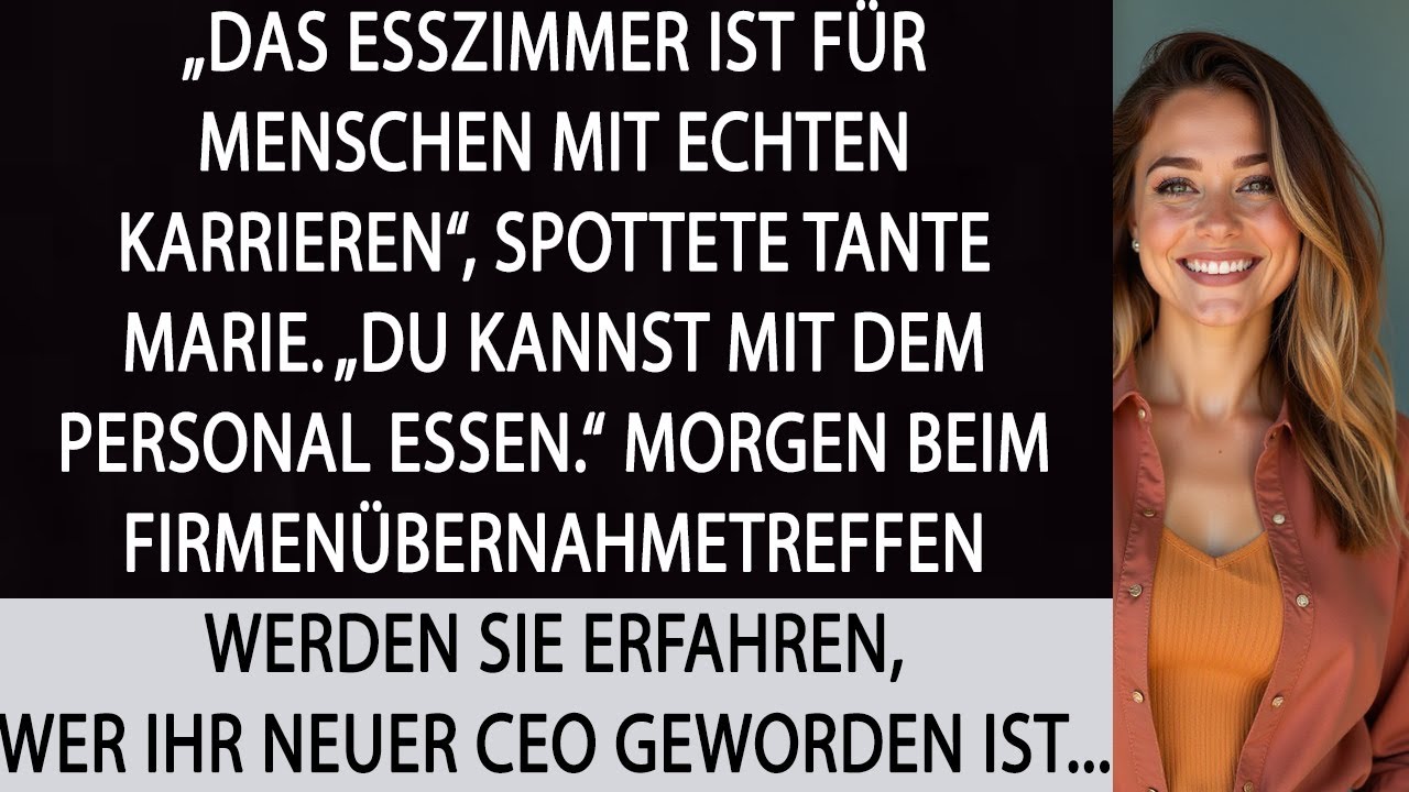 An Weihnachten musste ich in der Küche essen – bis sie erfuhren, wem ihre Firma wirklich gehört