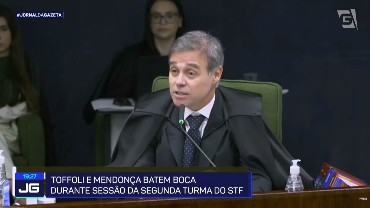 Toffoli e André Mendonça batem boca no STF
