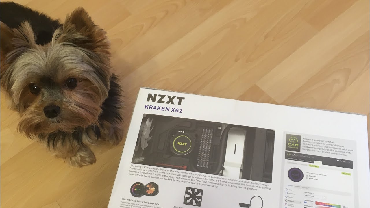 Распаковка NZXT Kraken X62