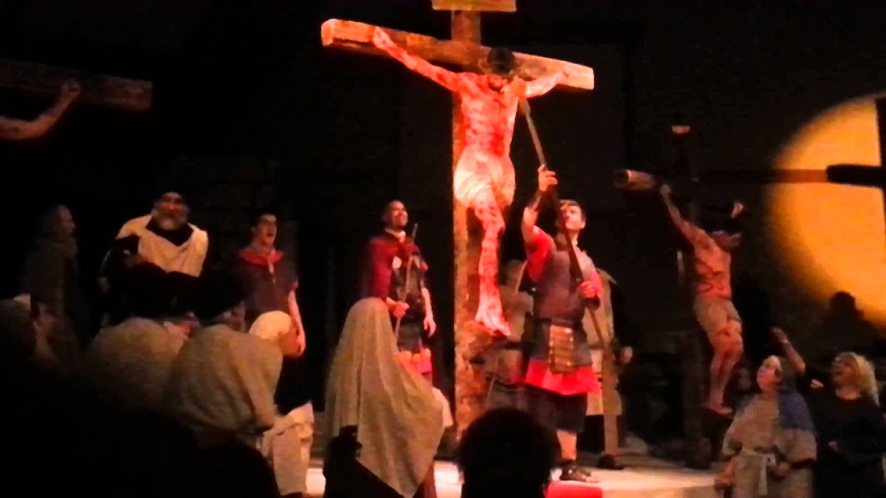 The crucifixion and resurrection of Jesus Christ