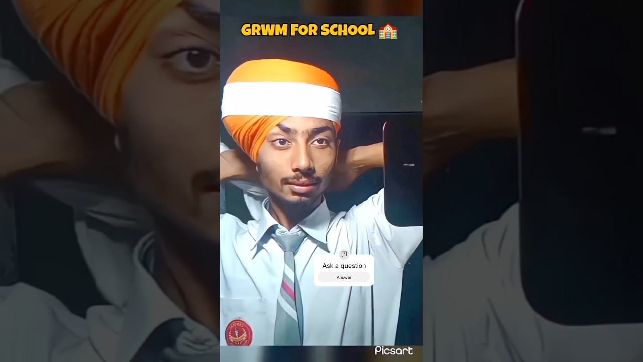 Sikh Student GRWM #SikhStudent #GRWM #SchoolLife #ytshorts #viral