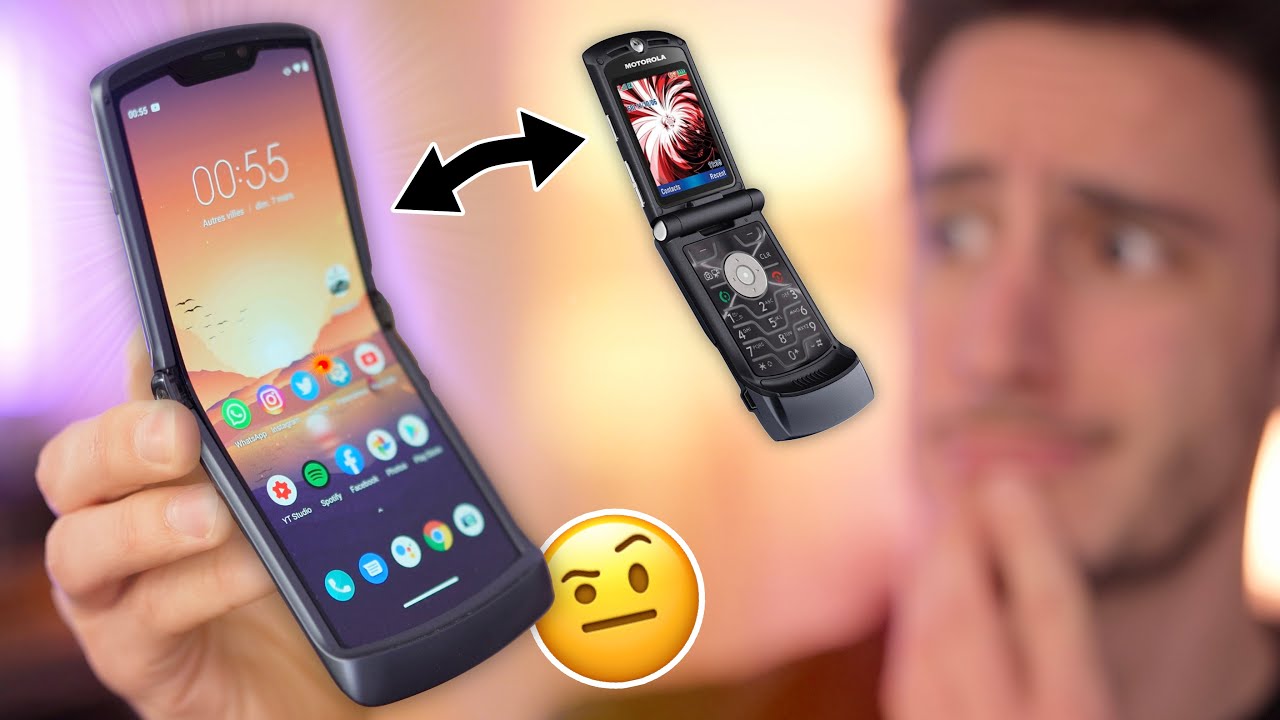 J'ai testé le Smartphone Pliable Vintage de Motorola ! (RAZR 5G)
