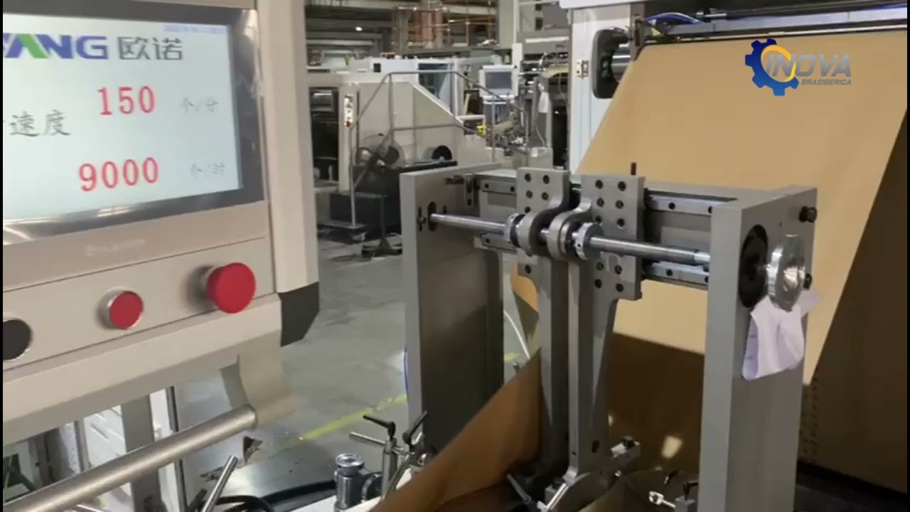 Máquina SOS para fabricação de Sacos de Papel Delivery - Inova Brasiberica