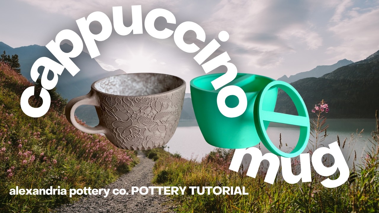 Make A Clay Cappuccino Mug In 20 minutes Or Less - Easy handbuilding tutorial, step-by-step.