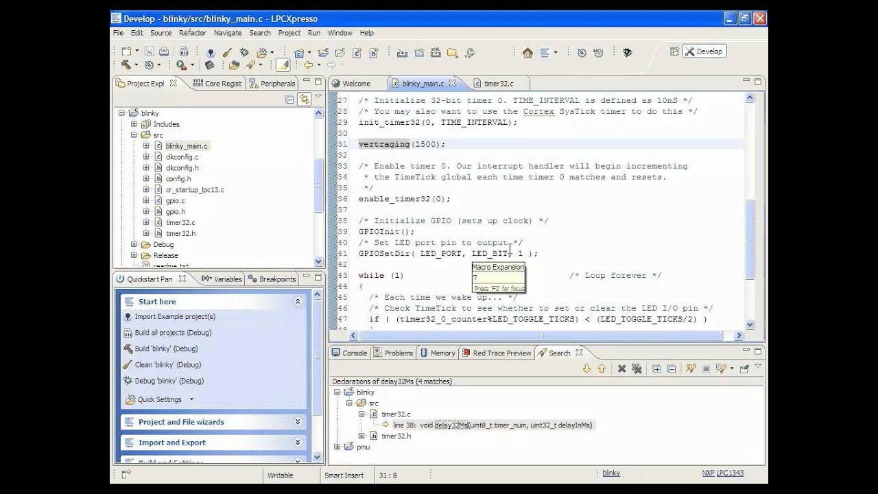 LPCXpresso Introduction part 1 training video