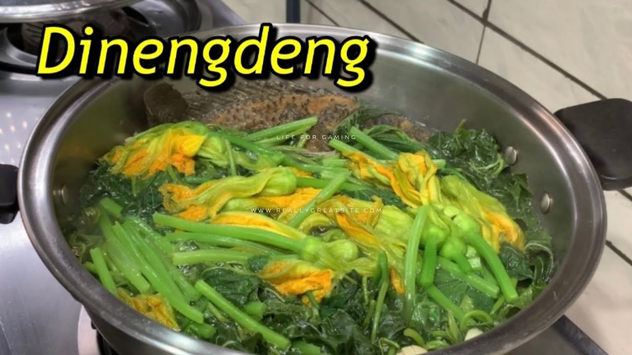 Dinengdeng | Saluyot at bulaklak ng kalabasa