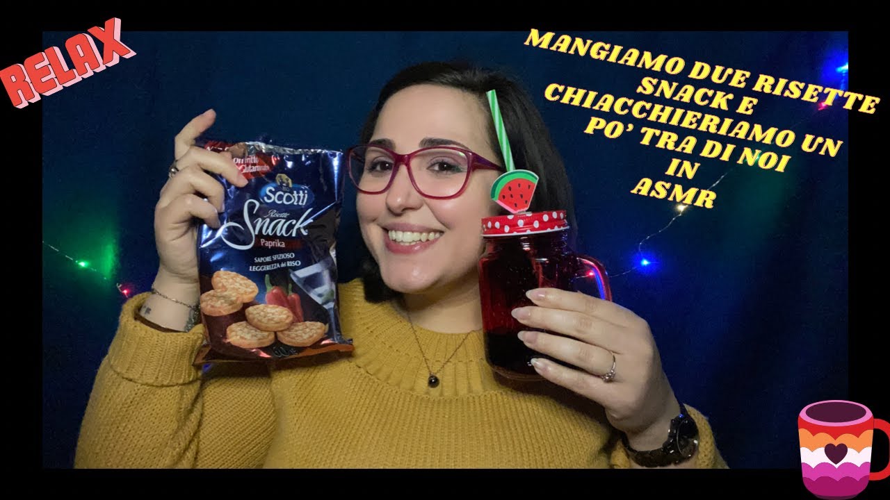 \\VIDEO EATING CON LE RISETTE E CHIACCHIERE INSIEME IN ASMR\\😴💕💄🍩
