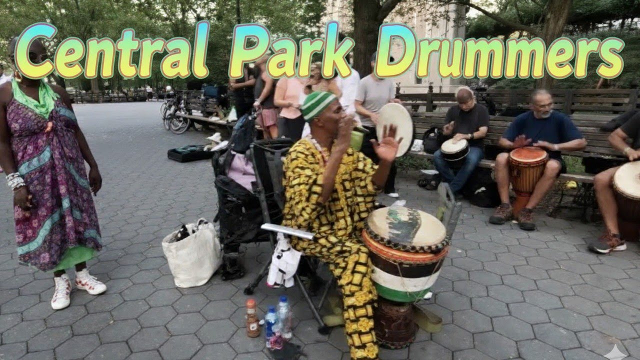 Opie's NYC Adventure - Central Park Drummers