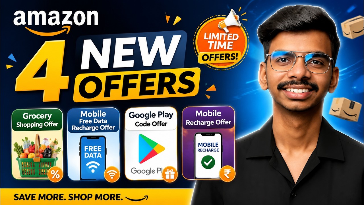 Amazon Pay 4 New Cashback Offer | Amazon Pay August 2026 Offers | Free Mobile Recharge Offer 2026