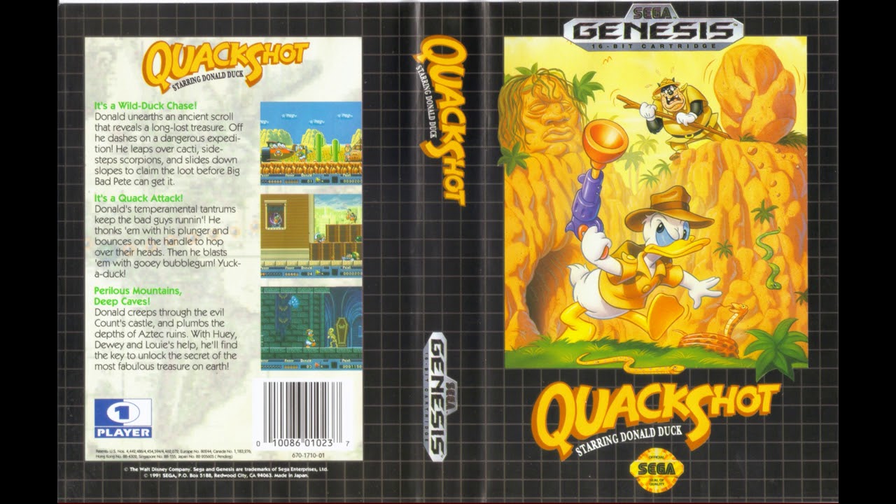 QuackShot Starring Donald Duck - Full Original Soundtrack OST