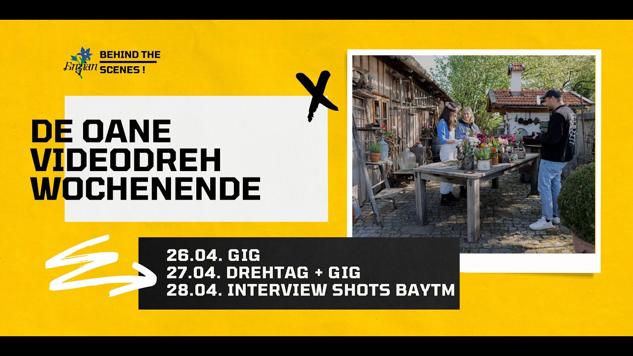 ENZIAN - DE OANE (Behind the scenes)