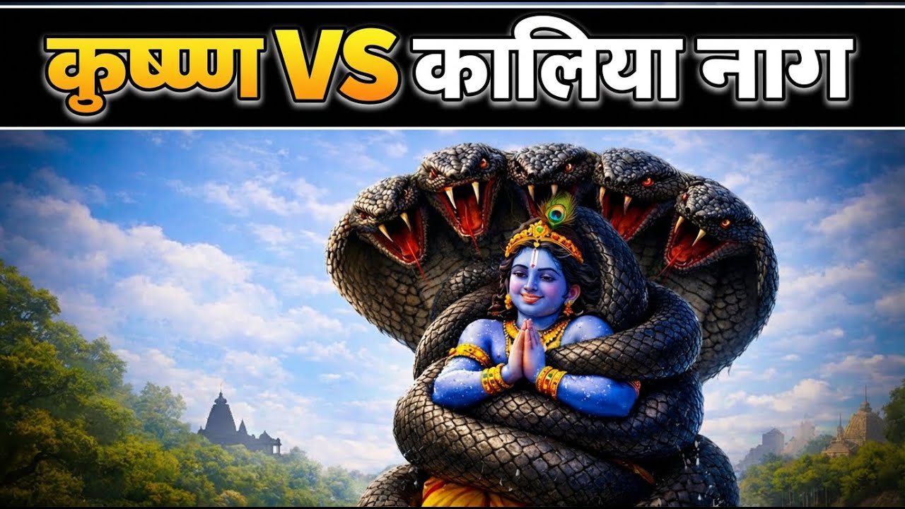 क्यों कालिया नाग को मारा नहीं गया? असली कारण जानिए | #bhagavadgita #krishna